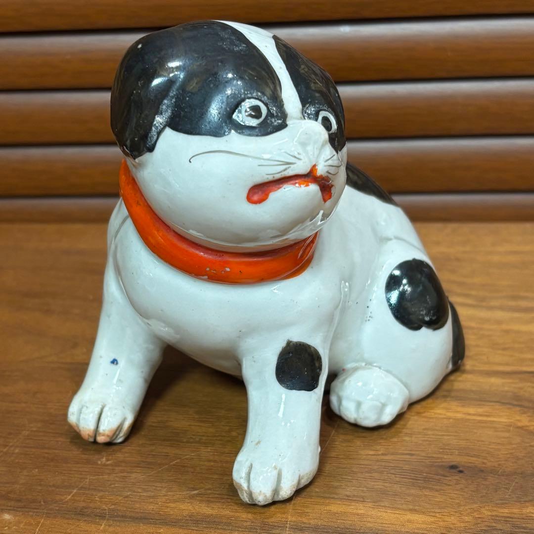 江戸時代　古伊万里　可愛い犬　狛犬