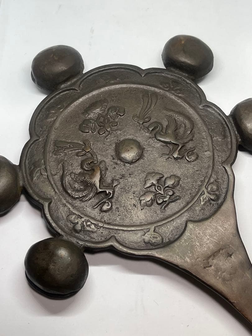 五鈴鏡 銅鏡 骨董