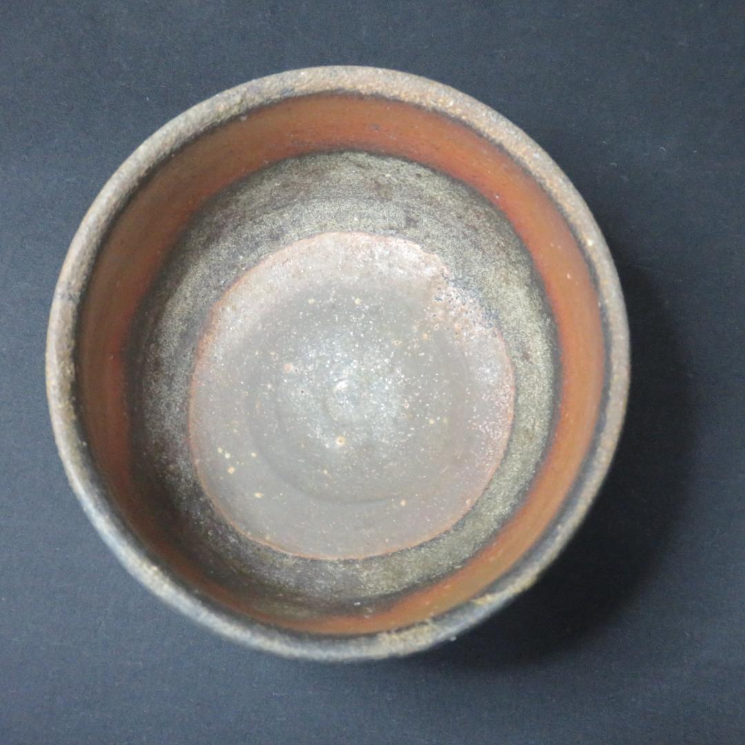 茶碗 備前 山本出 共箱 木箱 抹茶茶碗 茶道具 茶器 茶の湯