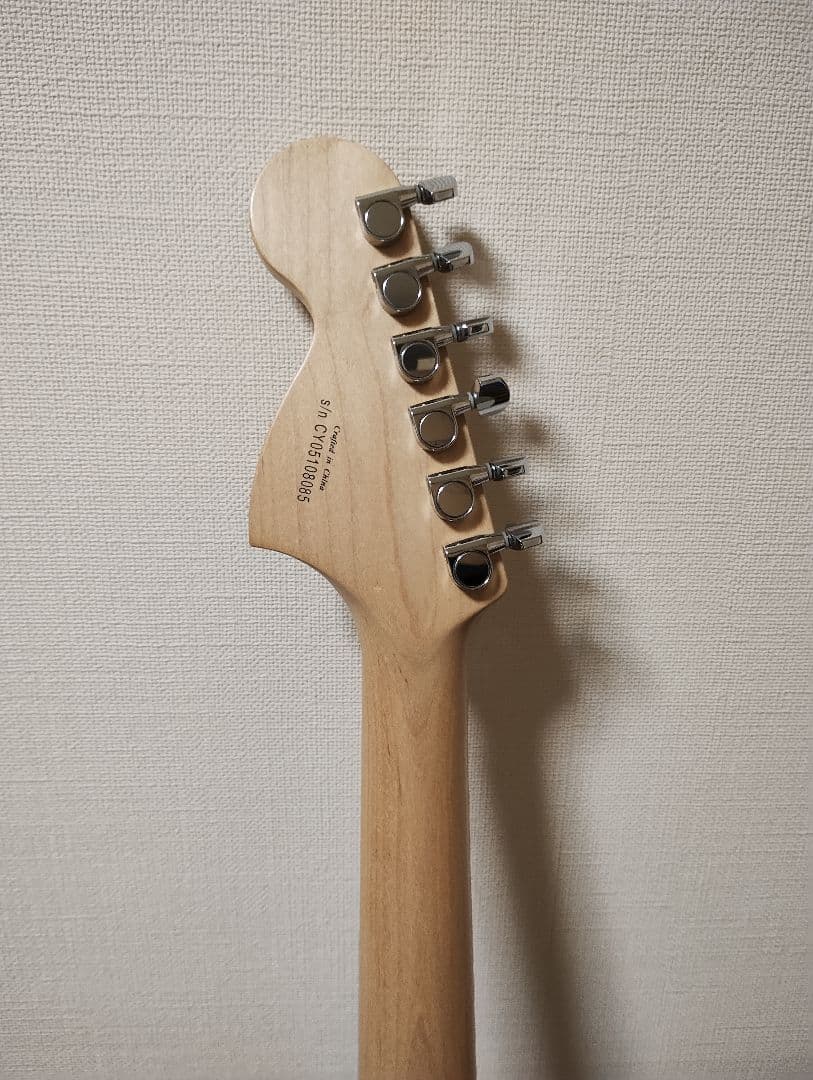 Squier by Fenderストラト/貼りメイプルラージヘッド/極美品