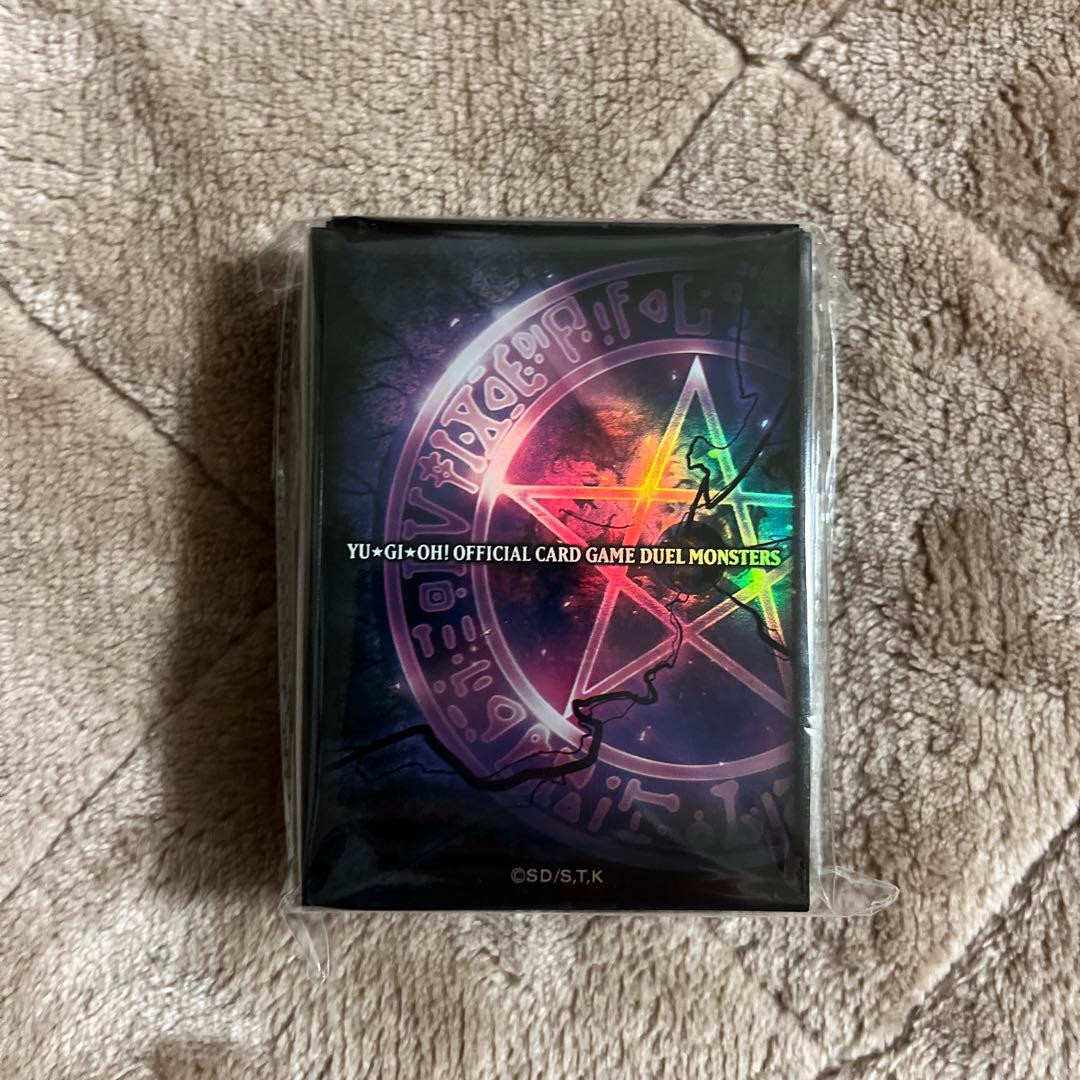 遊戯王　ycsj 上位スリーブ 五稜星の呪縛　 紫 魔法陣　未開封