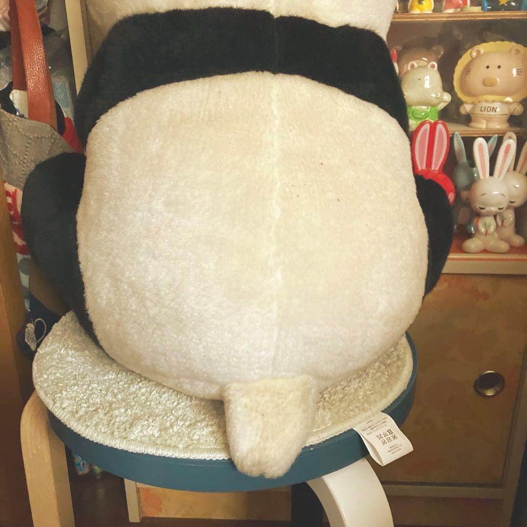 昭和レトロ ベロ出し パンダ ぬいぐるみ 大きめ 当時物 新品未使用