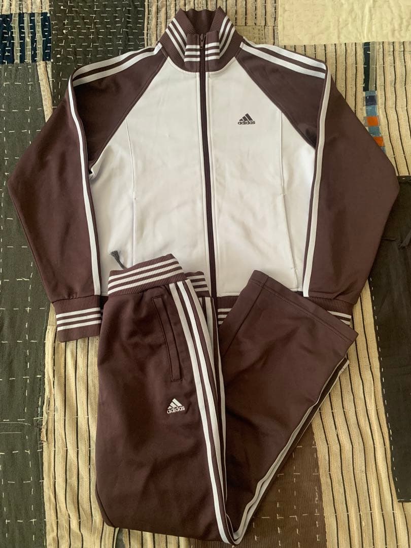 2007年製 adidas vtg ジャージ セットアップ パープル 水色