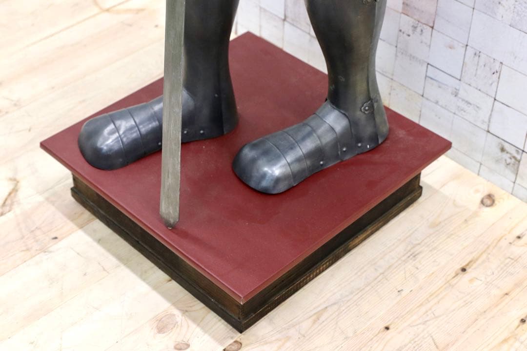 GMFH356○フランス製 アンティーク 甲冑 置物 オブジェ 西洋 195