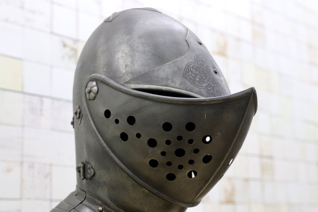 GMFH356○フランス製 アンティーク 甲冑 置物 オブジェ 西洋 195