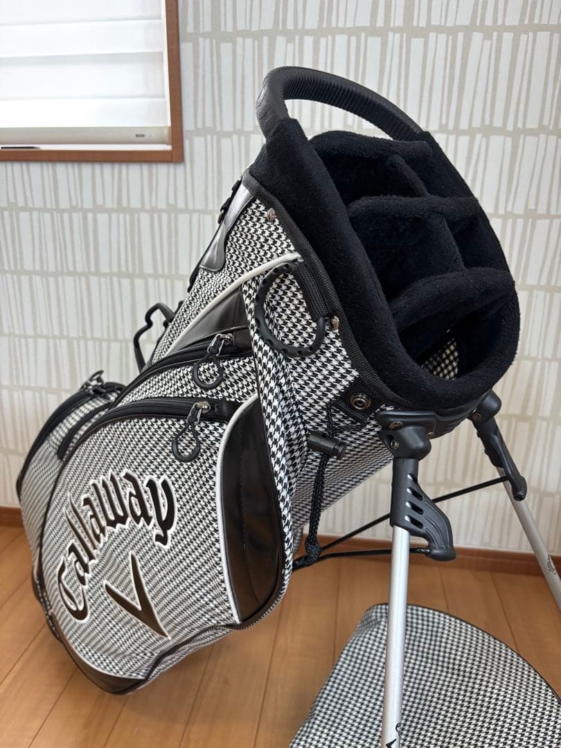 Callaway スタンド式 千鳥柄 キャディバッグ 9.0型(日本正規品)