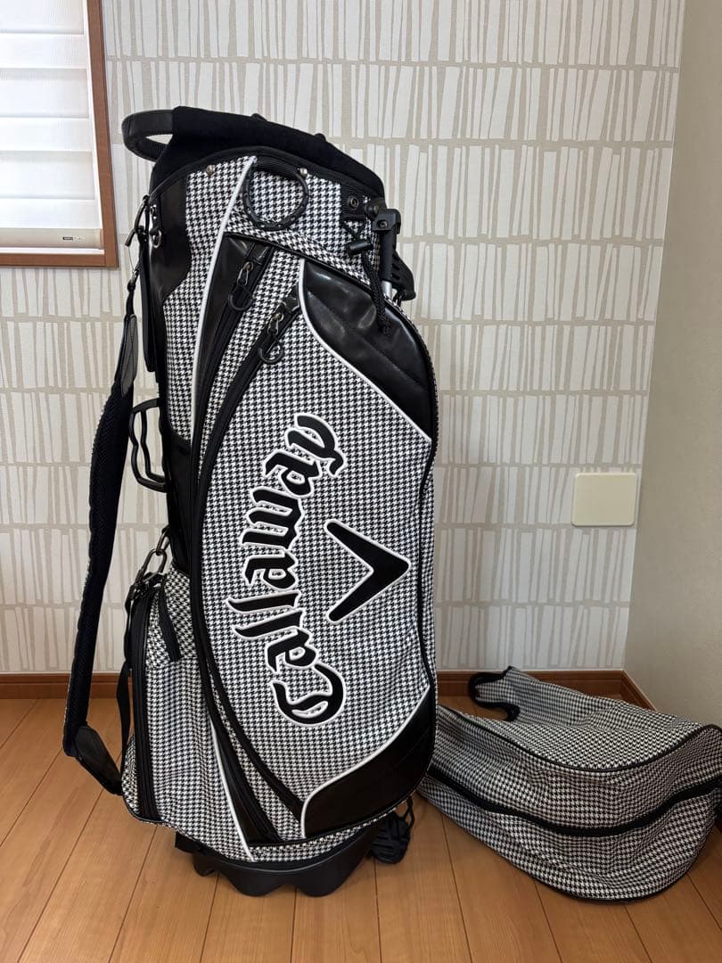 Callaway スタンド式 千鳥柄 キャディバッグ 9.0型(日本正規品)