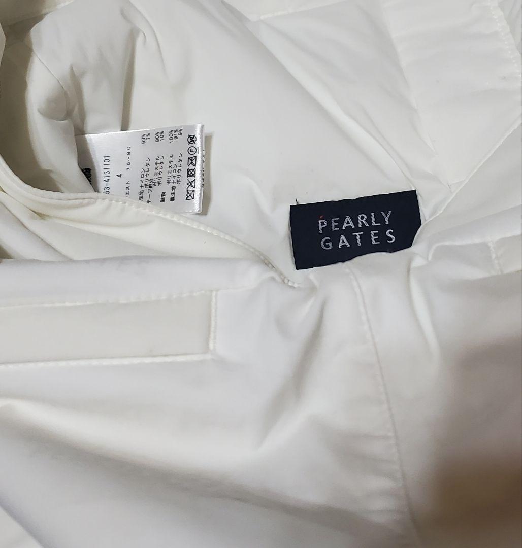 最終値下 パーリーゲイツ 中綿ゴルフパンツ ホワイト サイズ4
