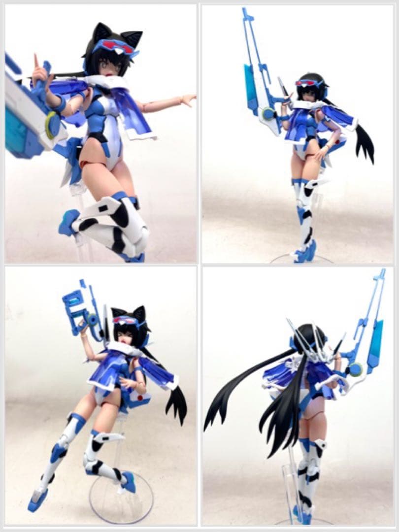カ*ノ様 フレームアームズ・ガール スティレット ブルーインパルスカラー 完成品