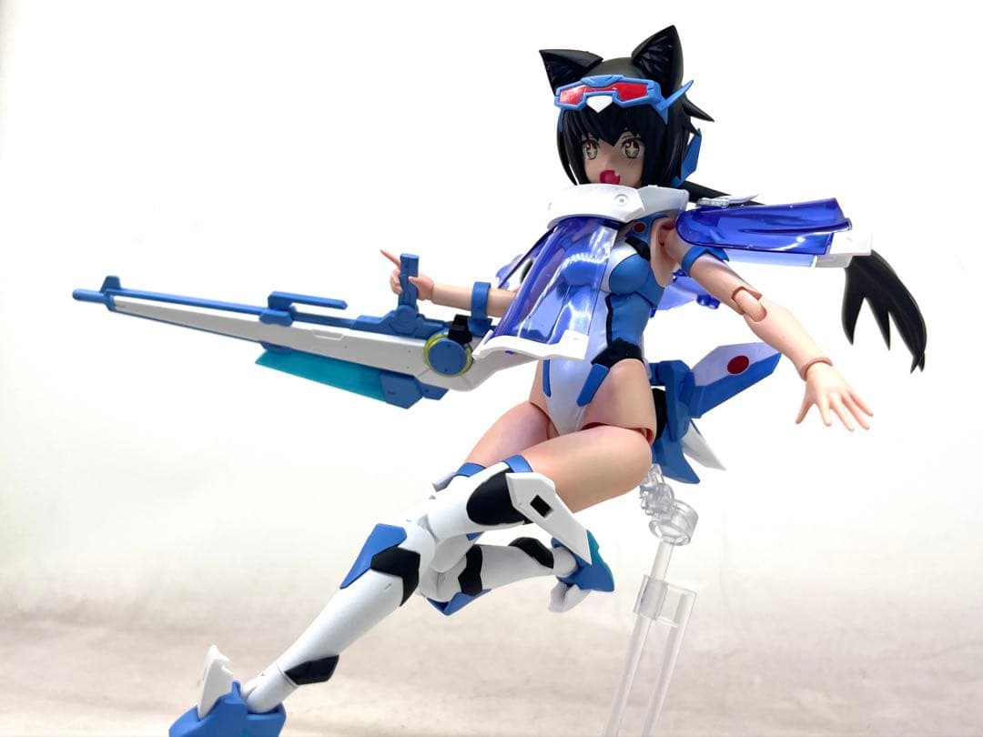カ*ノ様 フレームアームズ・ガール スティレット ブルーインパルスカラー 完成品