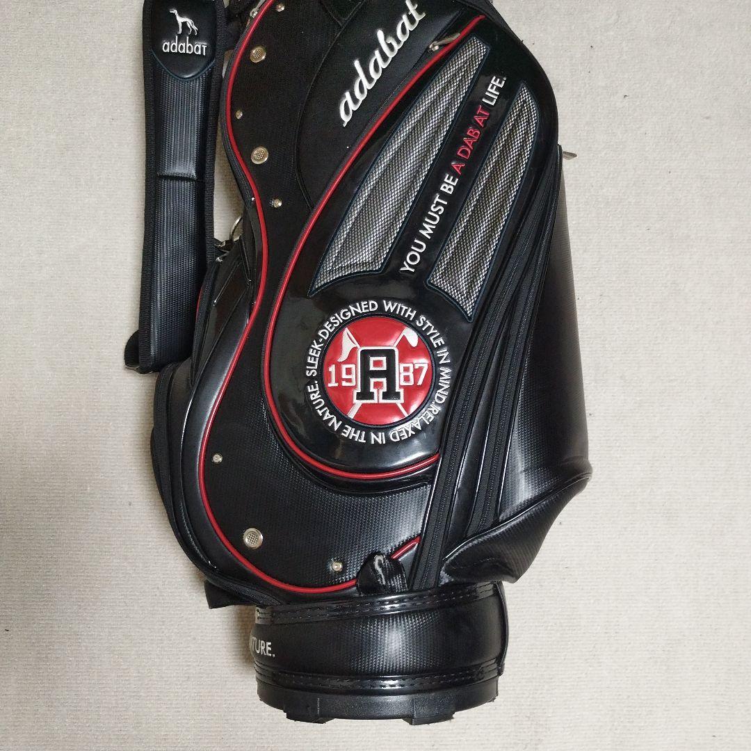 adabat ゴルフバッグ キャディバッグ 黒