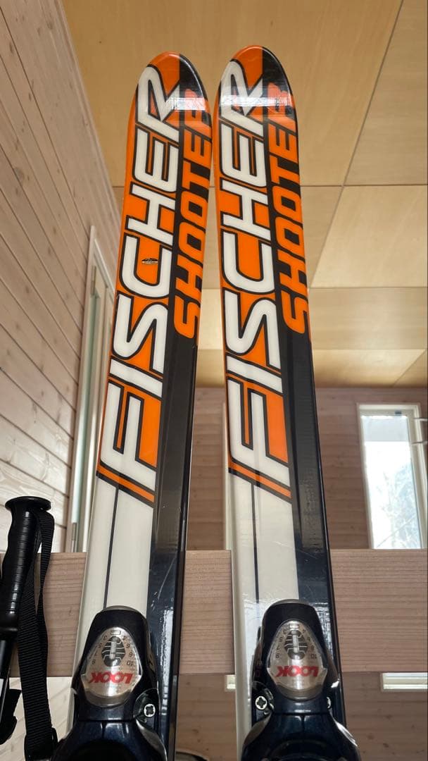 カービングスキー板フィッシャー大人163cmセットFISCHERジュニアオレンジ