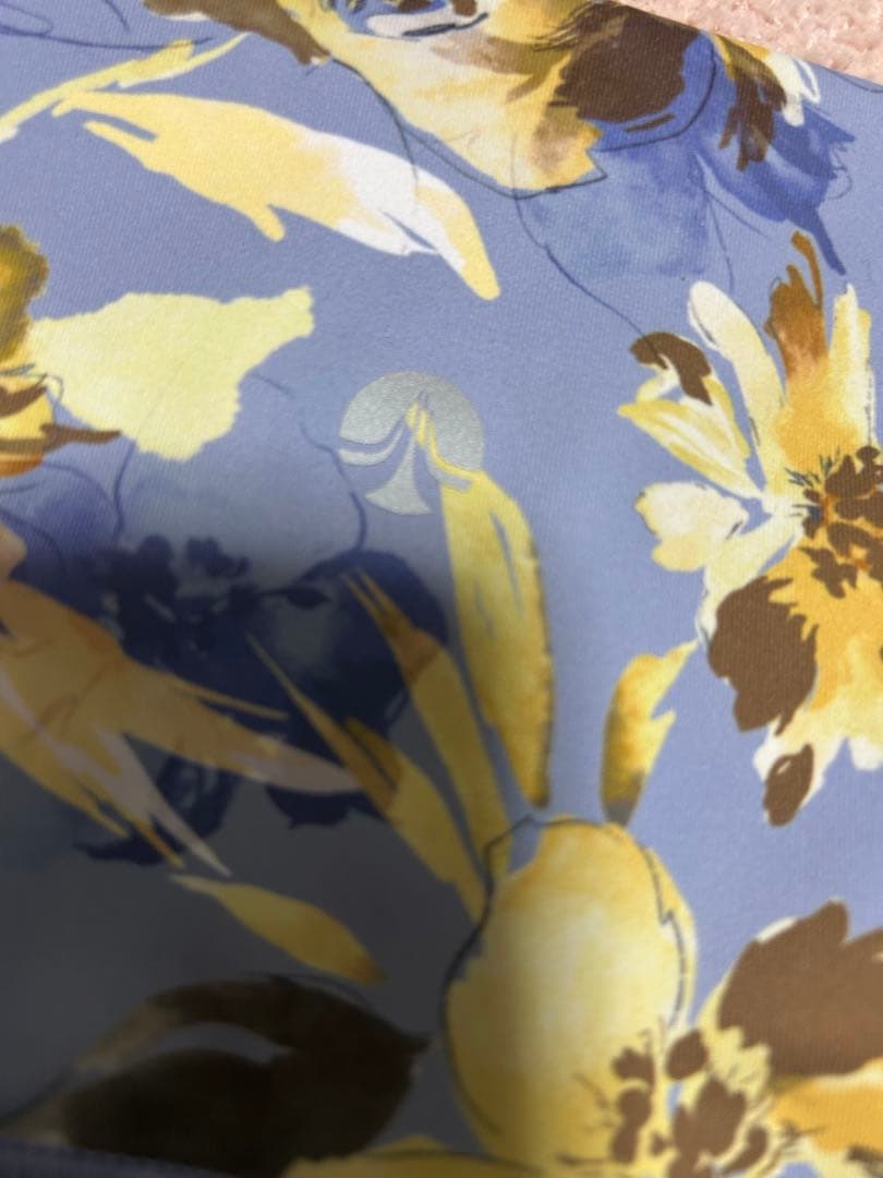 スカーラ花柄レギンス　ブラトップセットS 美品