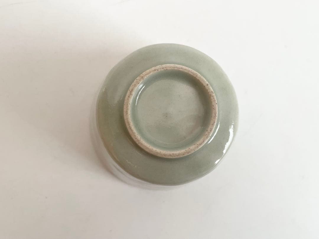 骨董　アンティーク　古伊万里　青磁　白磁　蕎麦猪口　高台付　直しあり