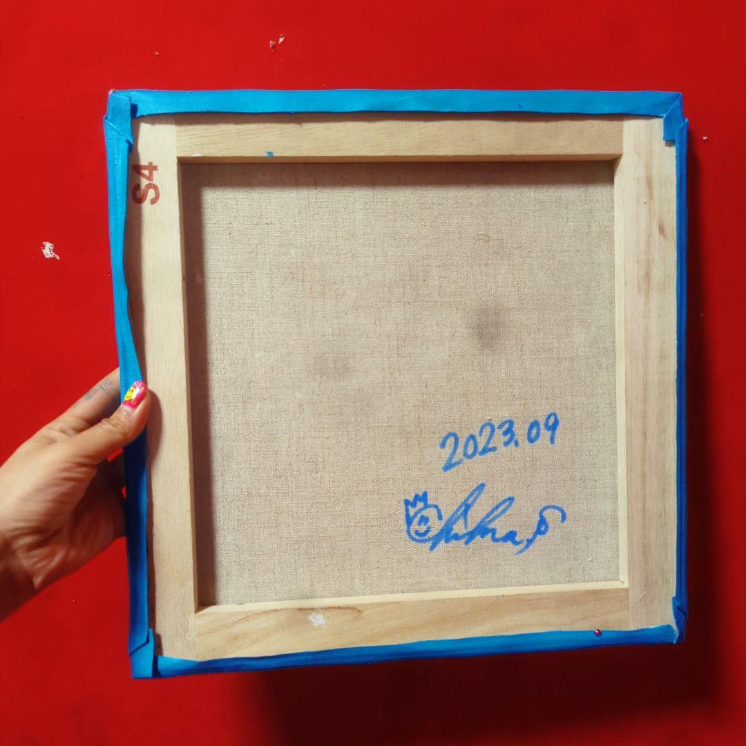 【一点物アート】人間毒【現代アート,イラスト】