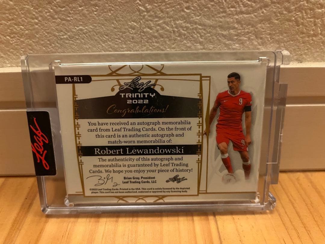 レヴァンドフスキサイン&ジャージカード