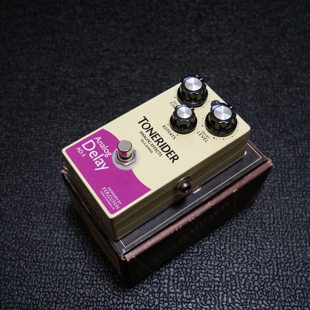 【完動／美品】英国TONERIDER AD-1 アナログディレイ
