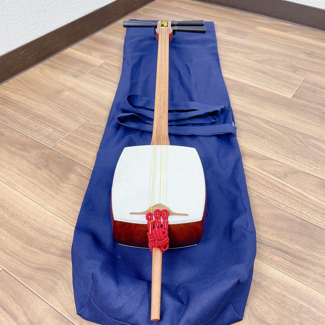 【未使用】胡弓 擦弦楽器 伝統楽器 和楽器　平溝　丸打胴