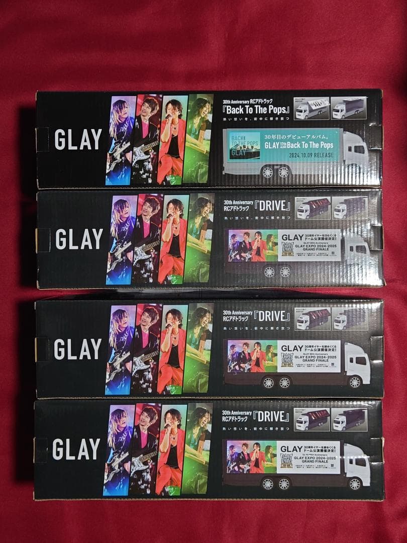 GLAY 30th Anniversary RC アドトラック　4個 セット