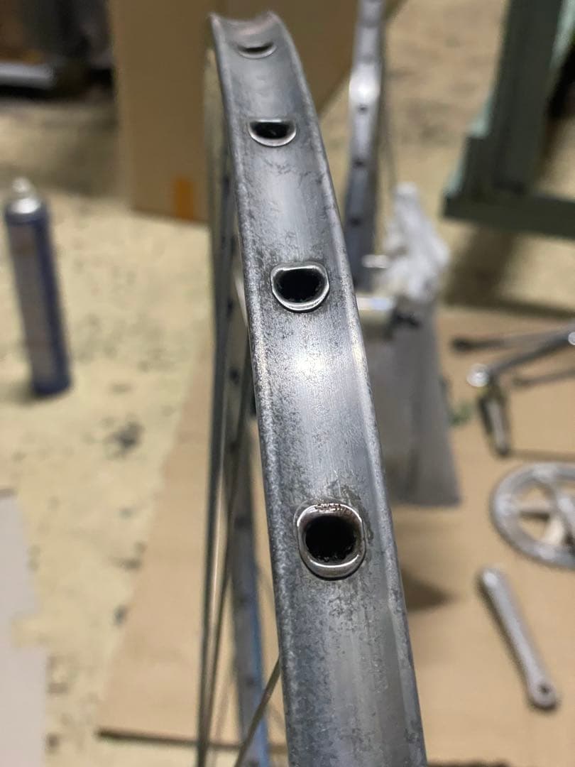 カンパニョーロ　レコード　ピスト用 完組ホイール前後 36本スポーク