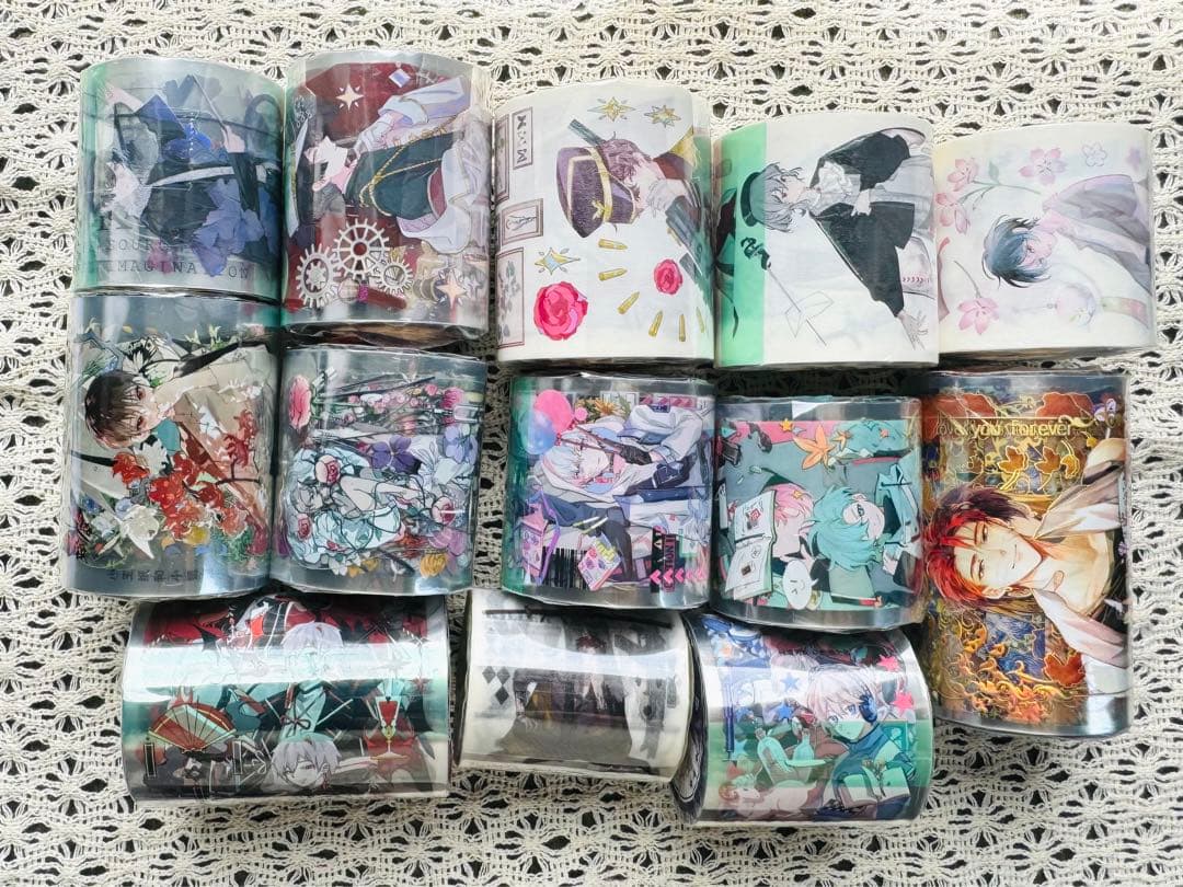 人物マステ　13本　まとめ売り