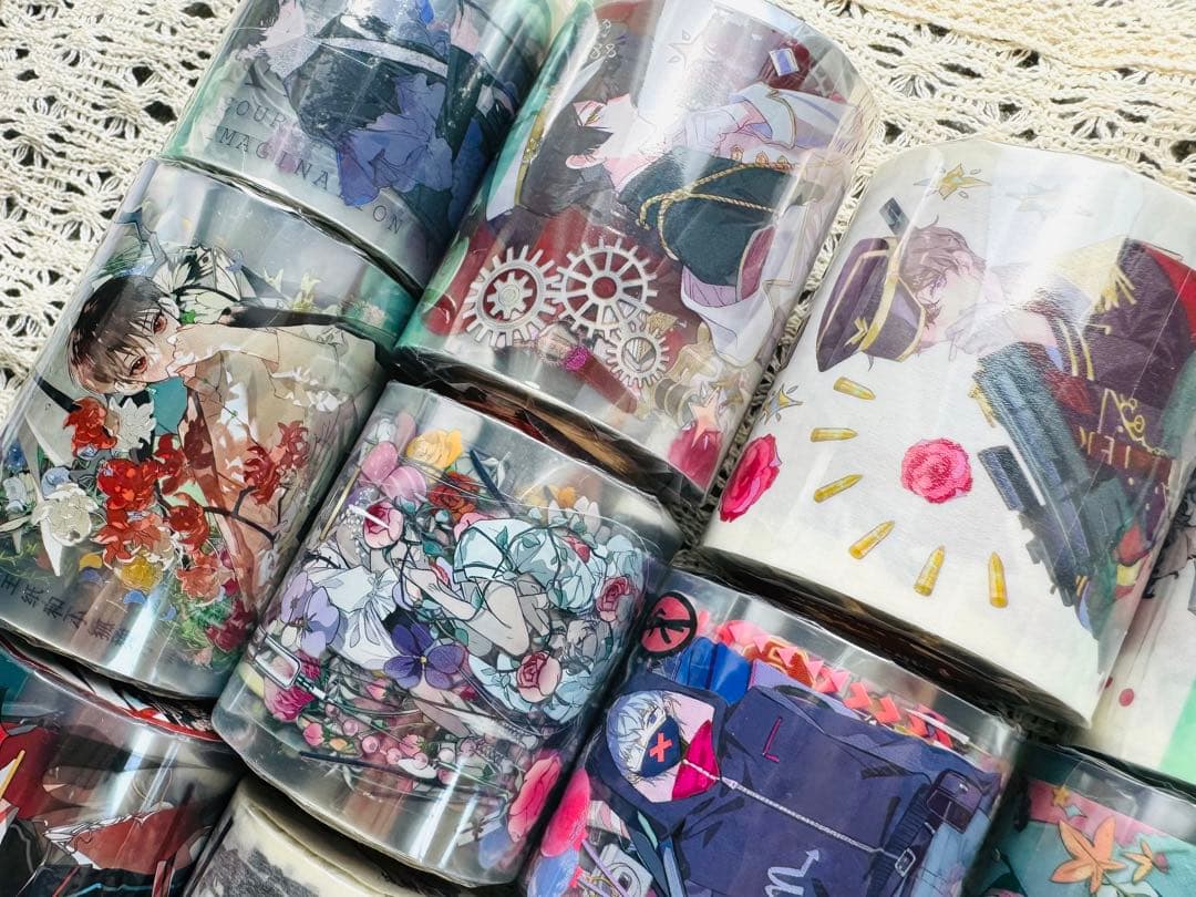 人物マステ　13本　まとめ売り