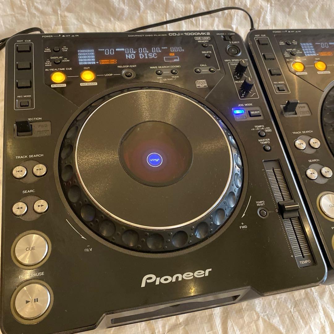Pioneer CDJ-1000MK2 パイオニアCDJ中古2台セット DJ機材