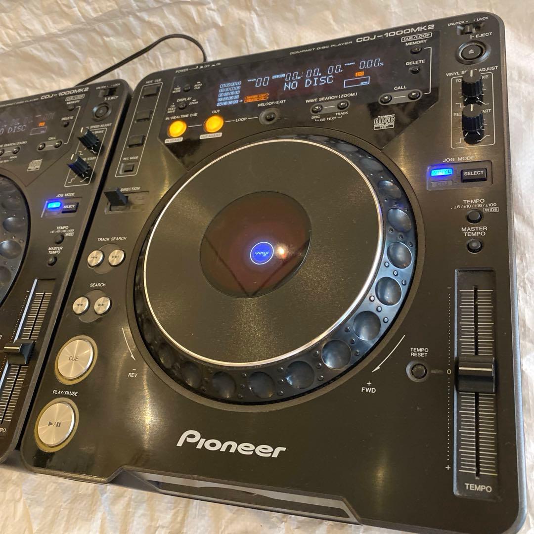 Pioneer CDJ-1000MK2 パイオニアCDJ中古2台セット DJ機材