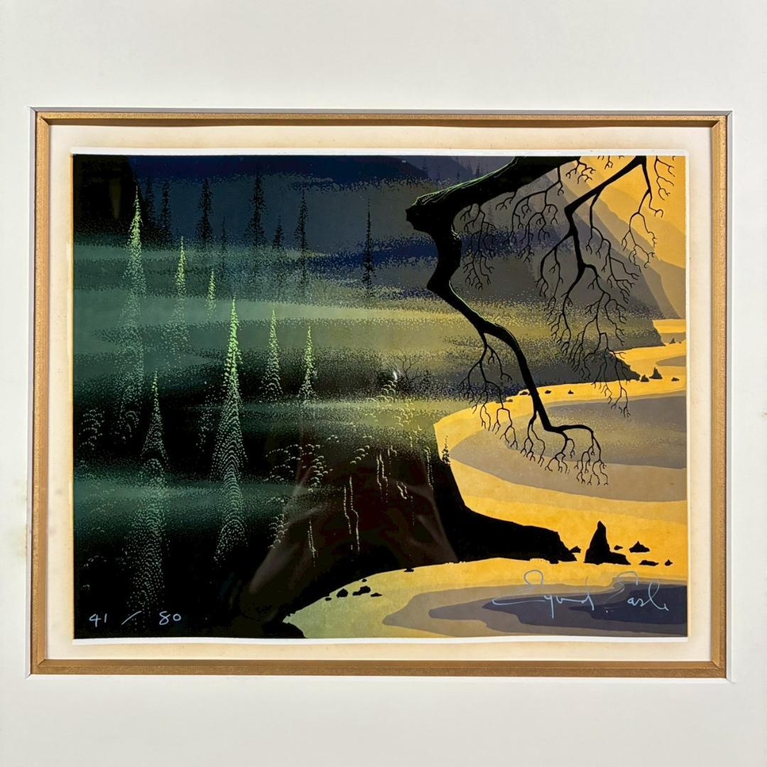 アイベン・アール「ブルーミスト」シルクスクリーン 直筆サイン入り 限定80点