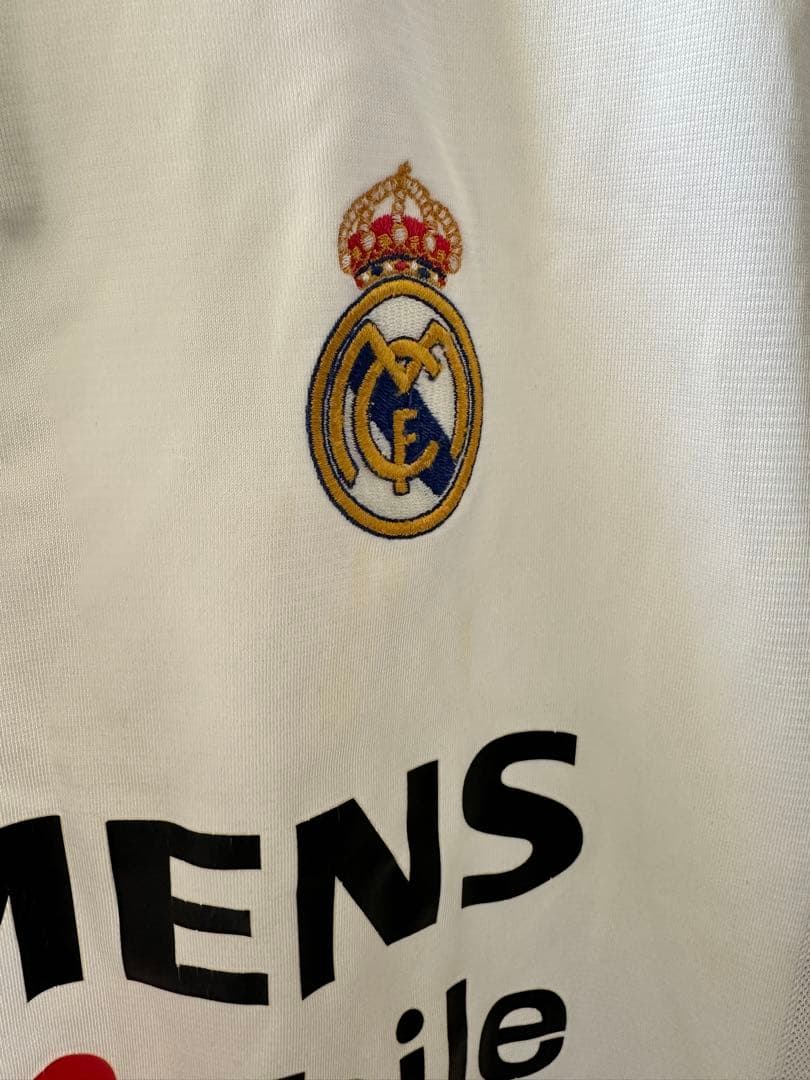レアルマドリード 2004-2005 CLパッチ付長袖 ホーム ユニフォーム