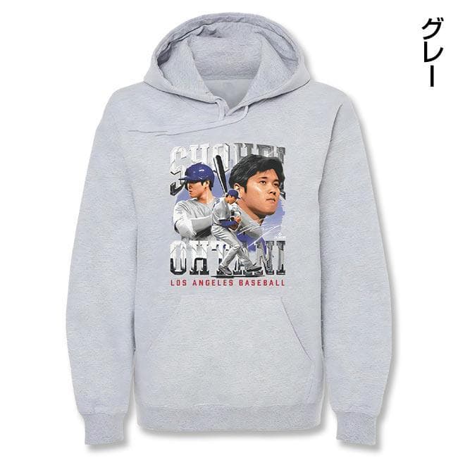 大谷翔平　グラフィックパーカー　二刀流　L【新品】野球　大リーグ　メジャーリーグ