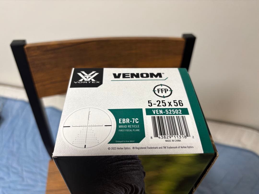 実物 Vortex ボルテックス Venom 5-25x56 FFP スコープ