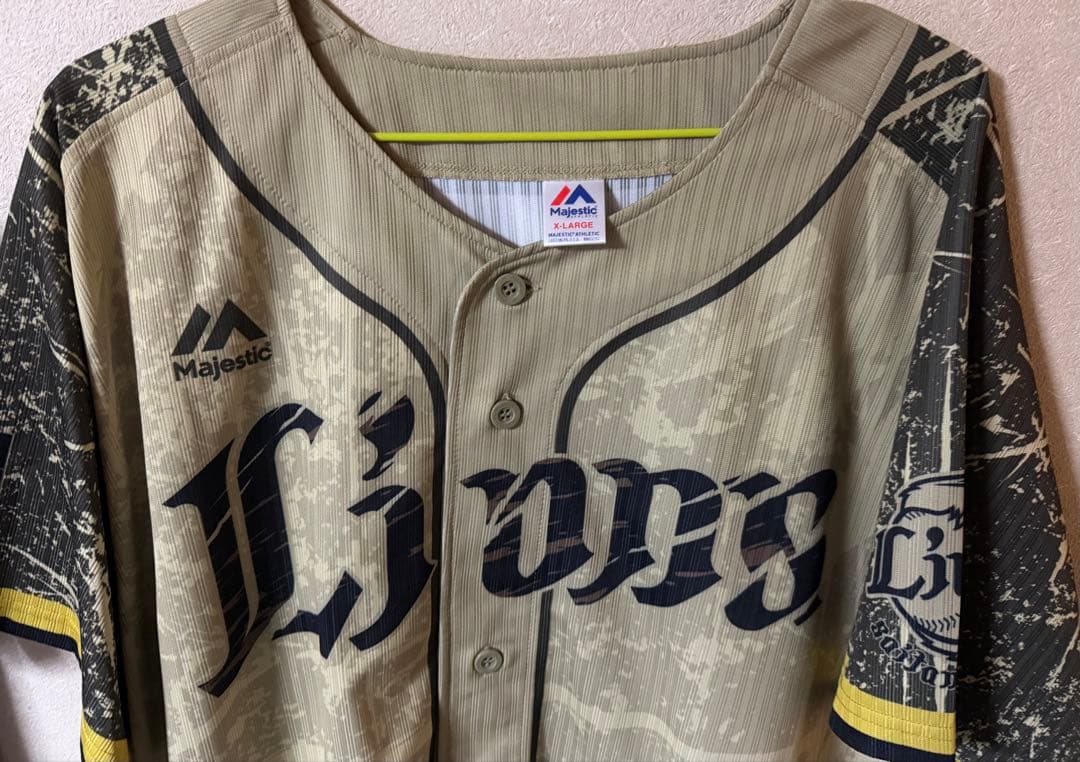 (未使用に近い)埼玉西武ライオンズ　ワイルドユニフォーム　XL 隅田16