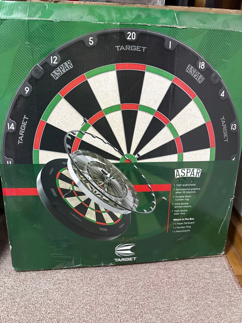 ASPAR ダーツボード ハードボード