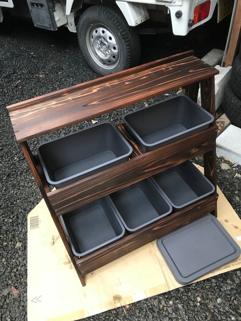 メダカ飼育ラック（小）ケース付