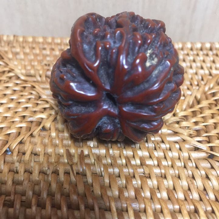 中国骨董 桃核　大型