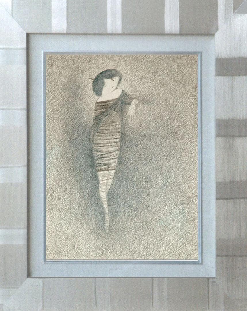 油絵 菅家令子 絵 絵画 インテリア F3-010111 人物 女性像