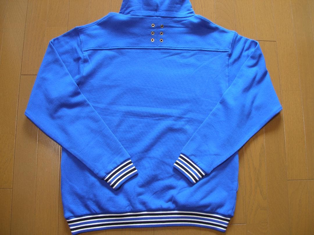 ラッセルノ FLAGロゴ MASK HOODIE メンズサイズ(5) ブルー新品