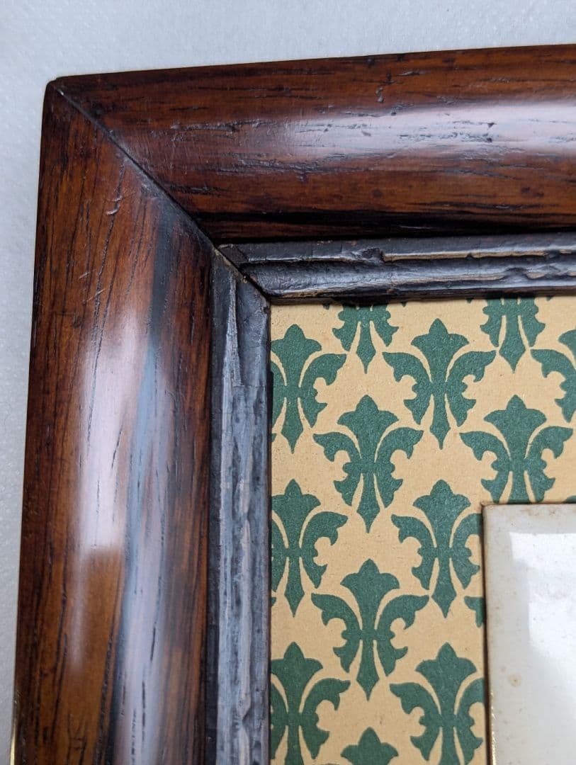 イギリスアンティーク シャーロックホームズ シルエットタイル 19世紀額装