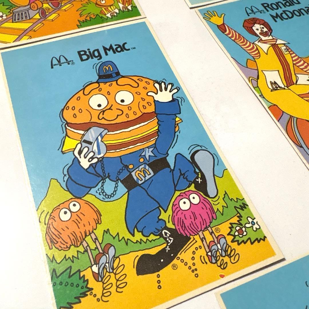 1980年　マクドナルドランド　クッキー　ボックスカード　フルセット　アメトイ