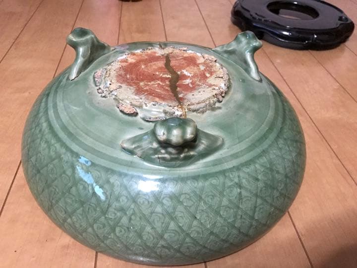 中国明時代古美術品　竜泉大香炉　著名コレクター坂本五郎弟子のコレクション