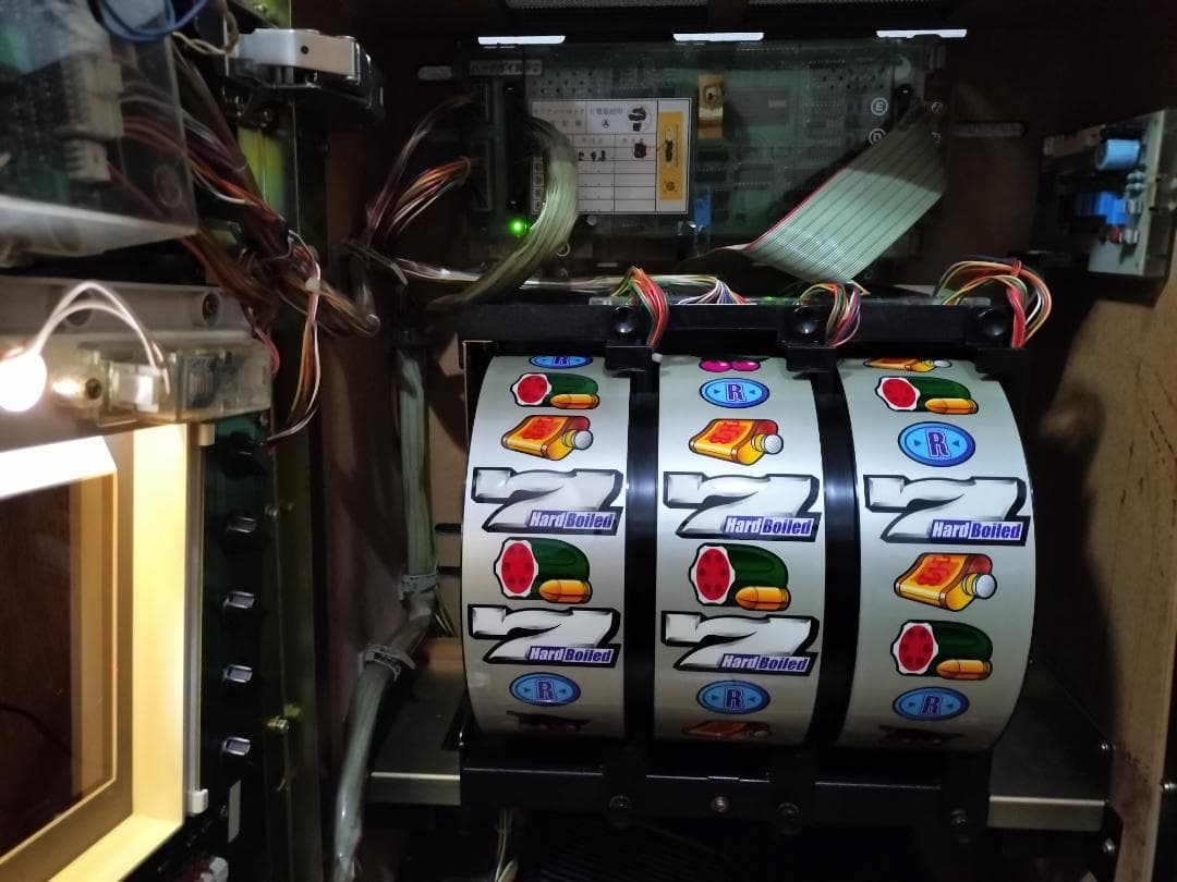 【パチスロ実機】サミー★ハードボイルド２【不要機付】４号機・希少台・人気台