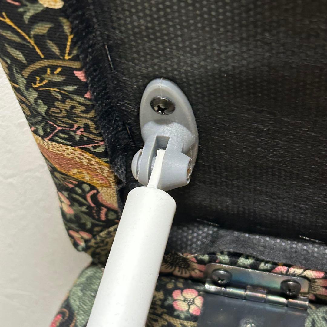 ベンチスツール　収納ベンチ　William Morris モリス　イチゴ泥棒