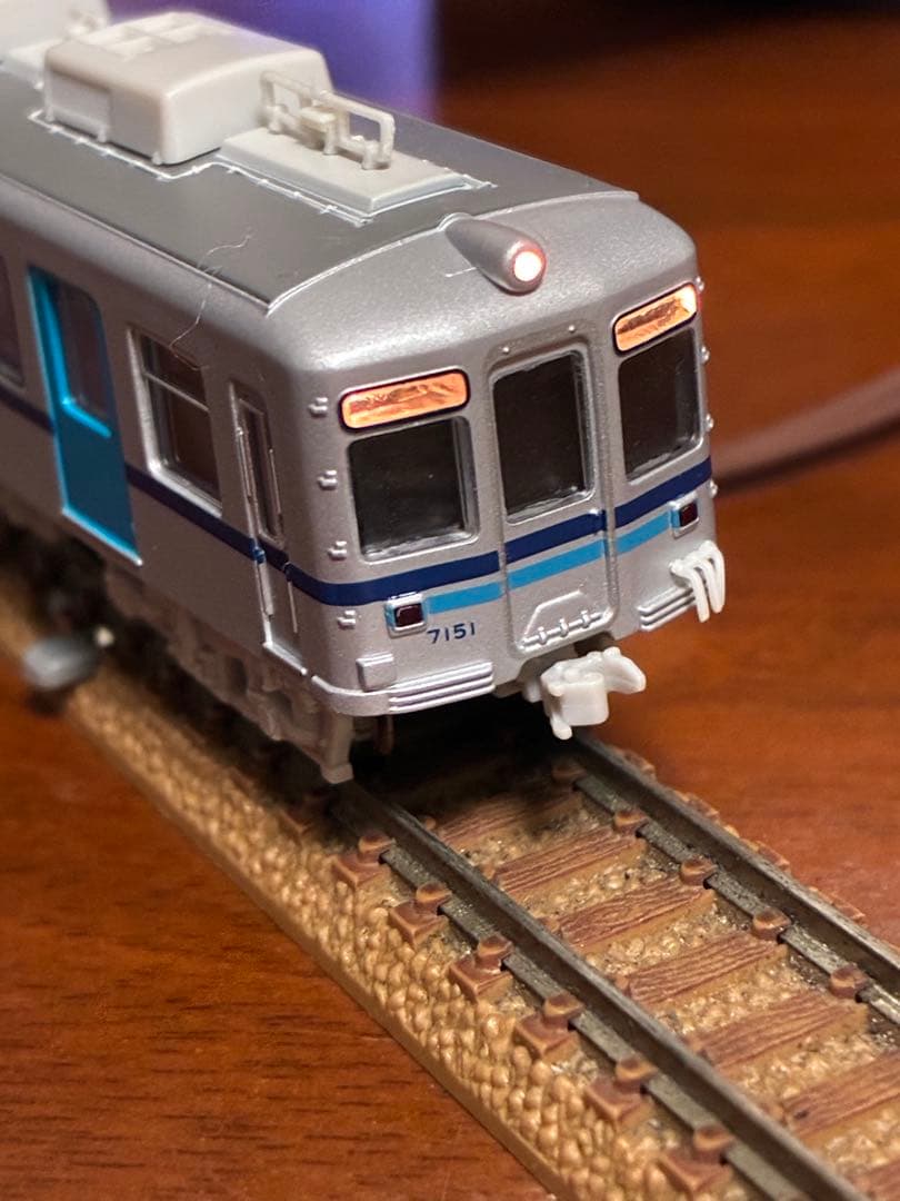 B*d様 北総開発鉄道7150形8両　マイクロエース ライト点灯動力動作確認済