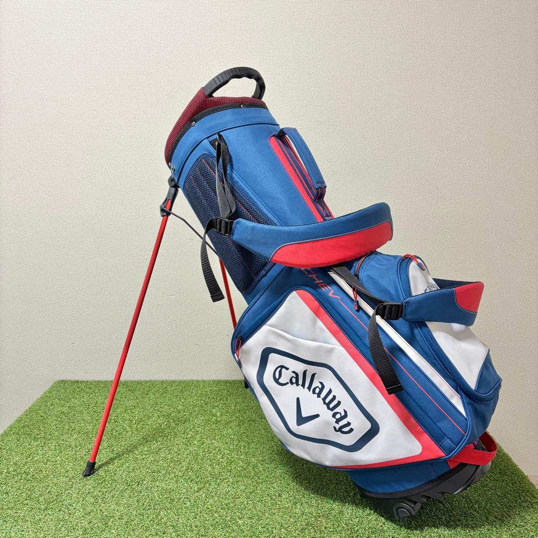 未使用品｜キャロウェイ　キャディバッグ　軽量　スタンド式　アスリート