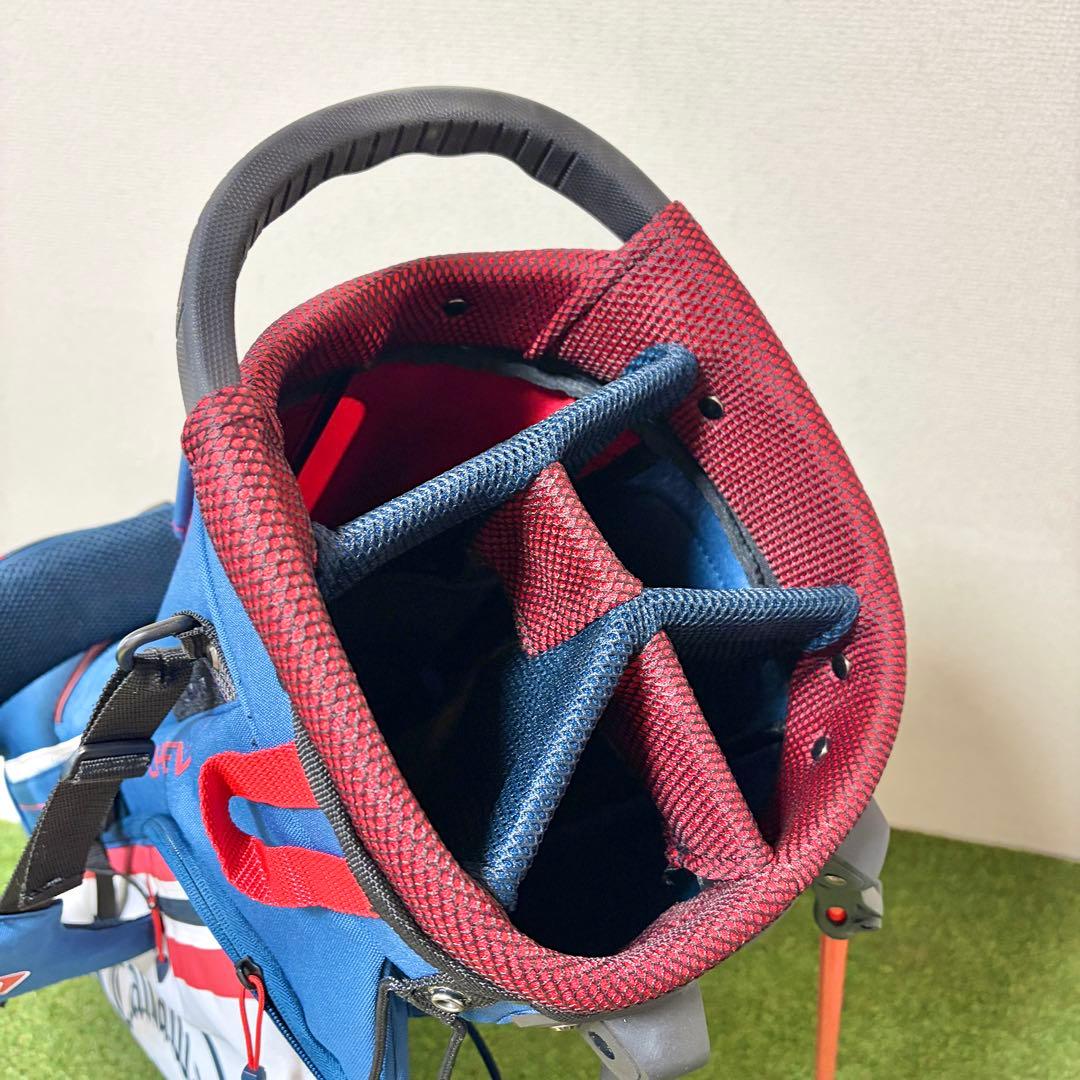 未使用品｜キャロウェイ　キャディバッグ　軽量　スタンド式　アスリート