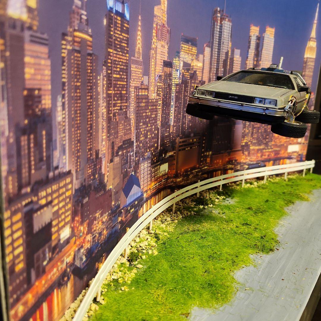 デロリアン　1/24 ジオラマ