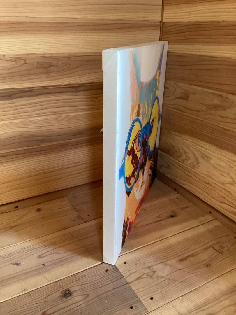 猫　ポップアート　絵画　絵　キャンパスアート