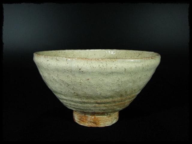 宇田川 聖谷 玄翁 白萩 茶碗 茶道具 c298