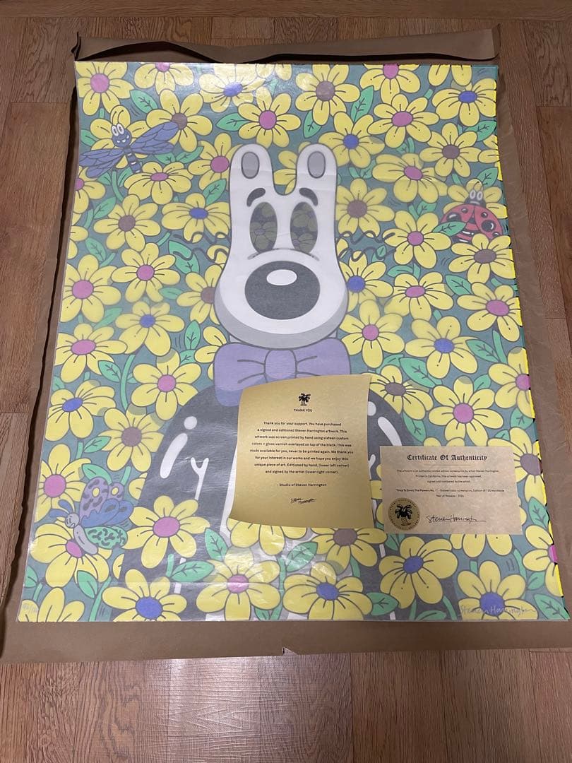 絵画 STOP TO SMELL THE FLOWERS NO. 1